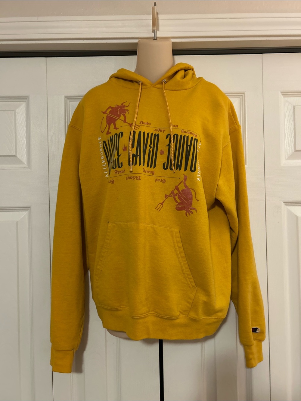 Dance Gavin Dance Afterburner Collection Minion Bulls Yellow Hoodie